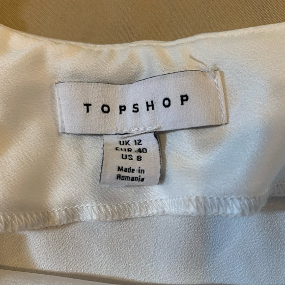 Topshop Ruffle Front Blouse - Picture 4 of 12